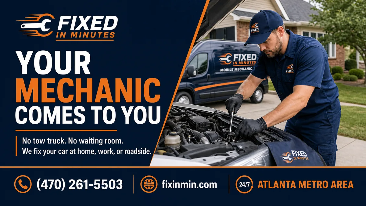 Why Atlanta Drivers Are Ditching the Shop and Calling a Mobile Mechanic